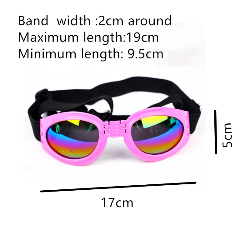 17cm Foldable Pet Glasses Dog Goggles Sunglasses Summer Windproof Sunscreen Dogs Puppy Accessories Pet Supplies - Imagen 7